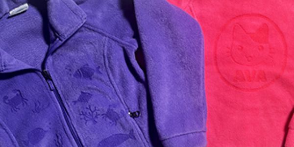 laser engraved fleece jackets