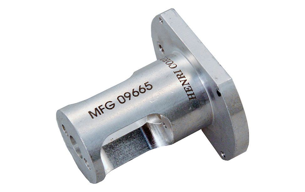 使用 Epilog 光纤激光机打标的铝制零件