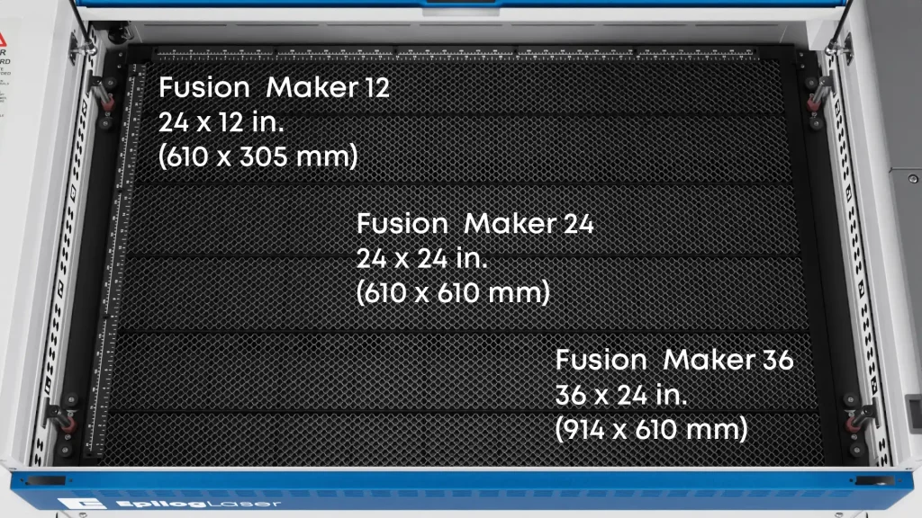 fusion maker 工作区和工作台大小