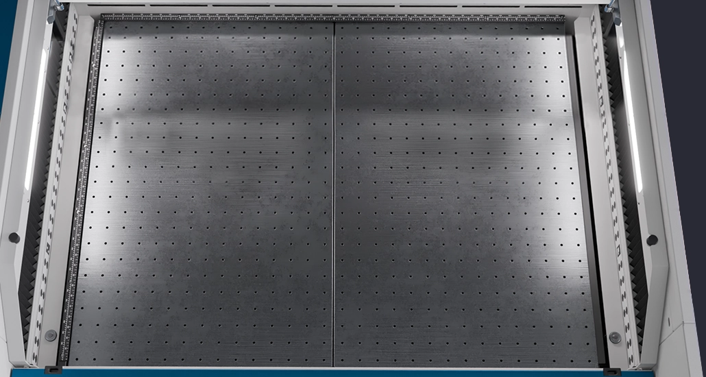 Laser machine table background